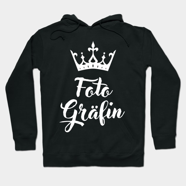 Foto Gräfin Fotografie Fotografin Spaß Damen Hoodie by Foxxy Merch